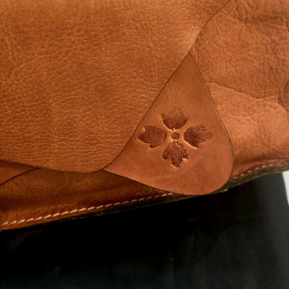 Patricia Nash Zurigo Saddle Western Hobo Shoulder Satchel Bag in Brown Leather - Picture 2 of 9